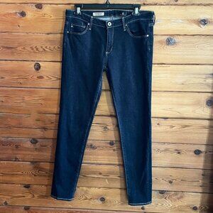 AG The Legging Ankle Super Skinny Jean 30R Dark Wash